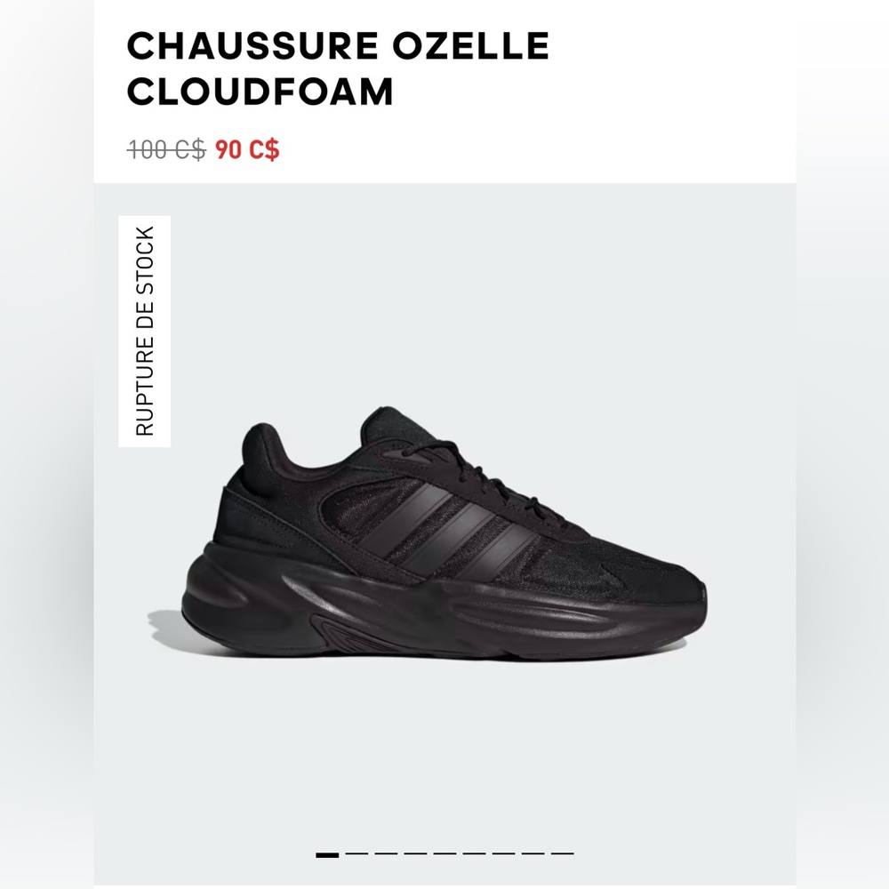 Adidas ozelle cloudfaum running shows women size 10